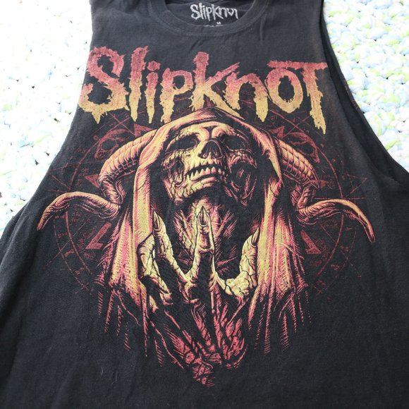 Rock Band Tee Adult Medium Black Slipknot T-Shirt Heavy Metal Music - Picture 6 of 10